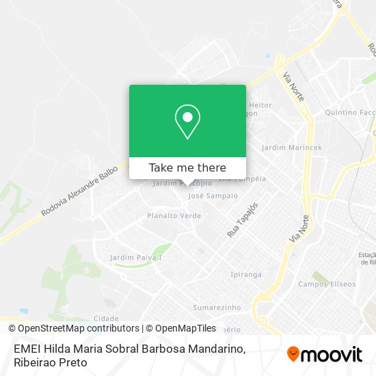EMEI Hilda Maria Sobral Barbosa Mandarino map