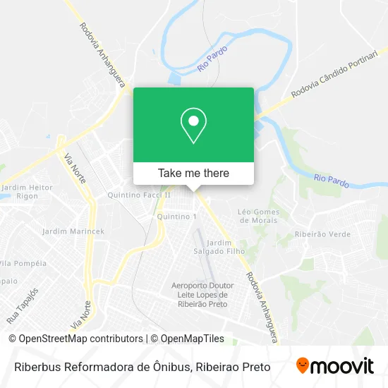 Riberbus Reformadora de Ônibus map