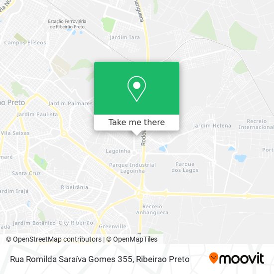 Rua Romilda Saraíva Gomes 355 map