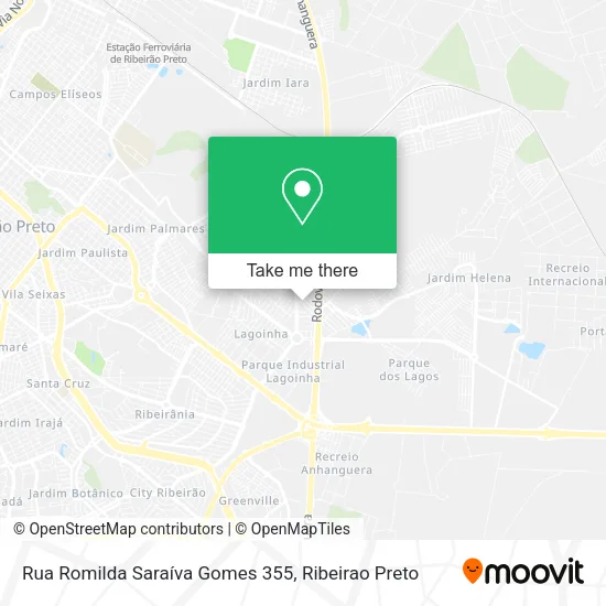 Rua Romilda Saraíva Gomes 355 map