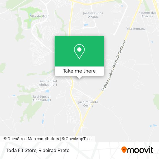 Toda Fit Store map