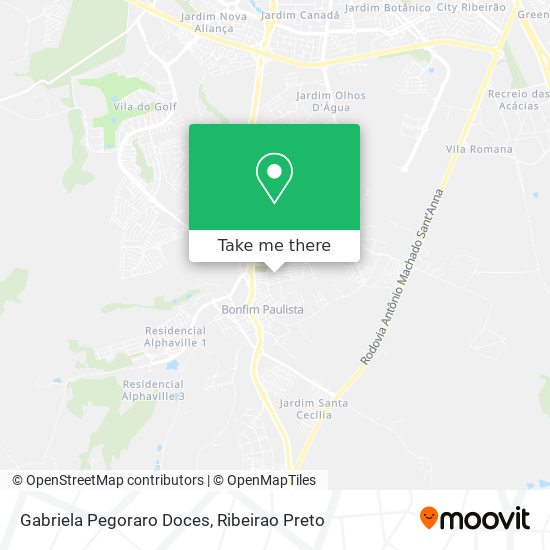 Gabriela Pegoraro Doces map