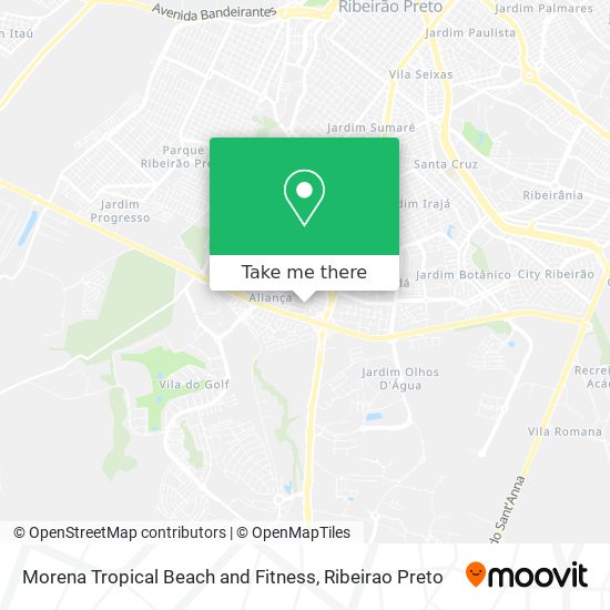 Mapa Morena Tropical Beach and Fitness