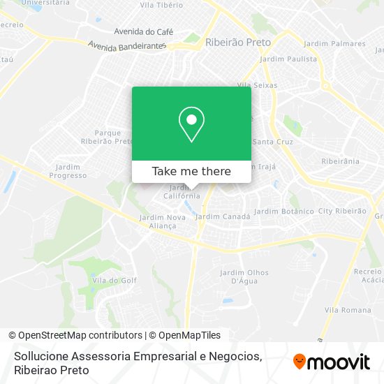 Mapa Sollucione Assessoria Empresarial e Negocios