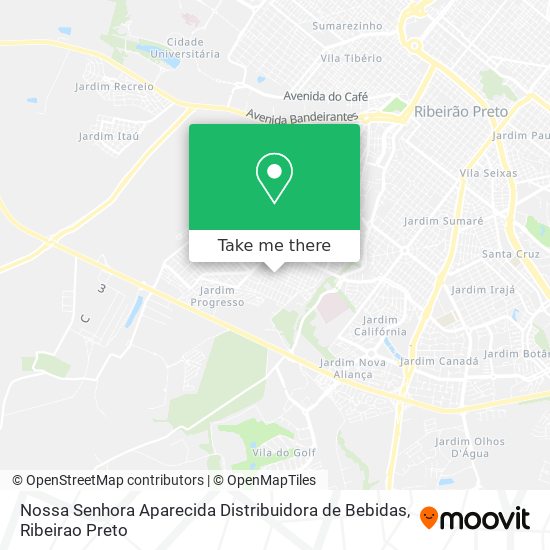 Nossa Senhora Aparecida Distribuidora de Bebidas map