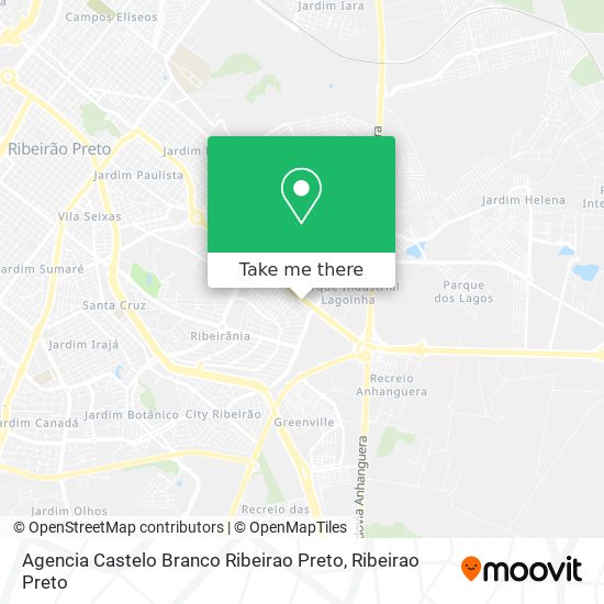 Mapa Agencia Castelo Branco Ribeirao Preto