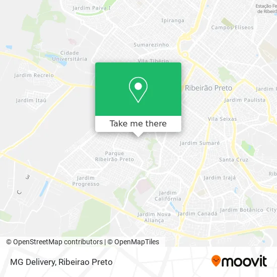 MG Delivery map