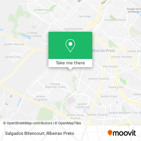 Salgados Bitencourt map