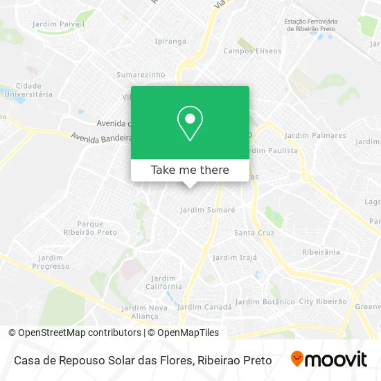 Casa de Repouso Solar das Flores map