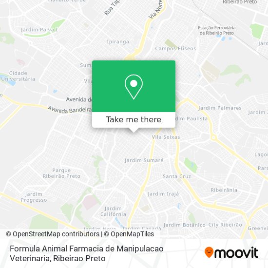 Mapa Formula Animal Farmacia de Manipulacao Veterinaria