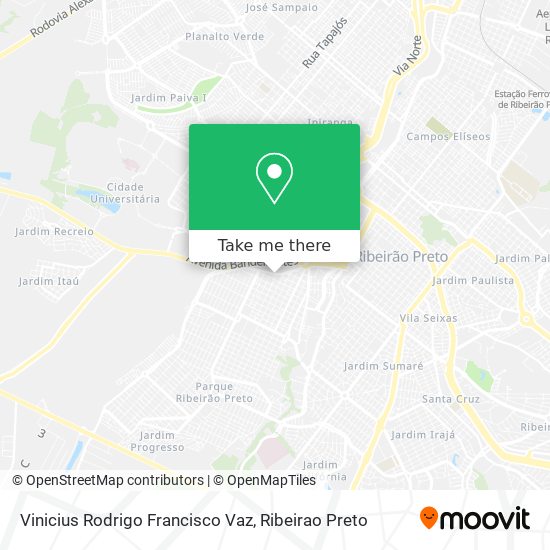 Vinicius Rodrigo Francisco Vaz map
