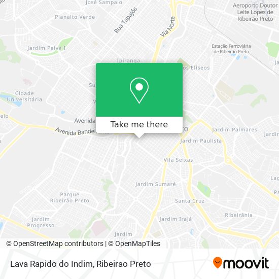 Lava Rapido do Indim map