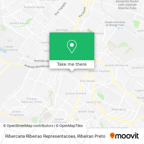 Ribercana Ribeirao Representacoes map