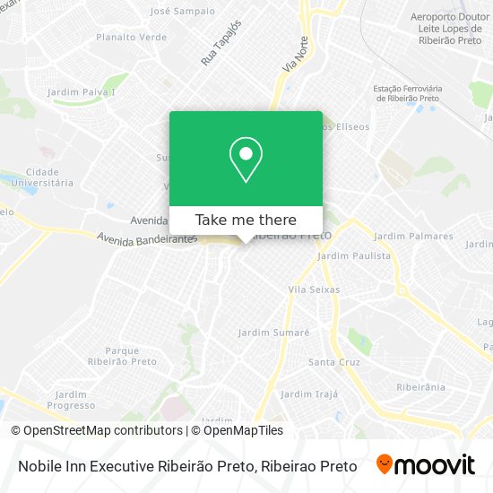 Nobile Inn Executive Ribeirão Preto map