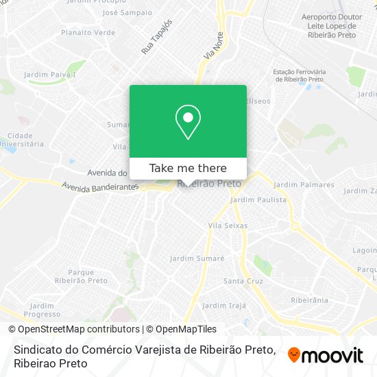 Sindicato do Comércio Varejista de Ribeirão Preto map