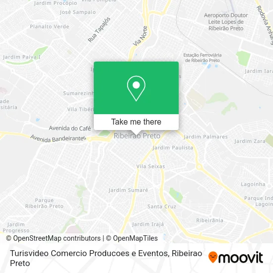 Turisvideo Comercio Producoes e Eventos map