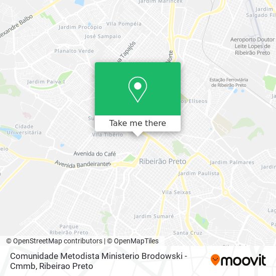 Comunidade Metodista Ministerio Brodowski - Cmmb map