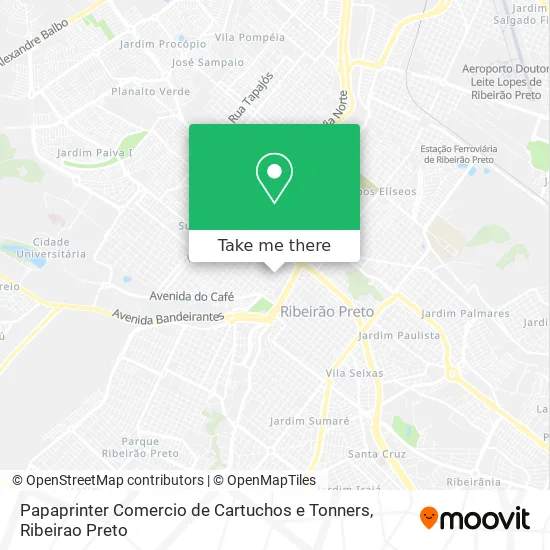 Papaprinter Comercio de Cartuchos e Tonners map