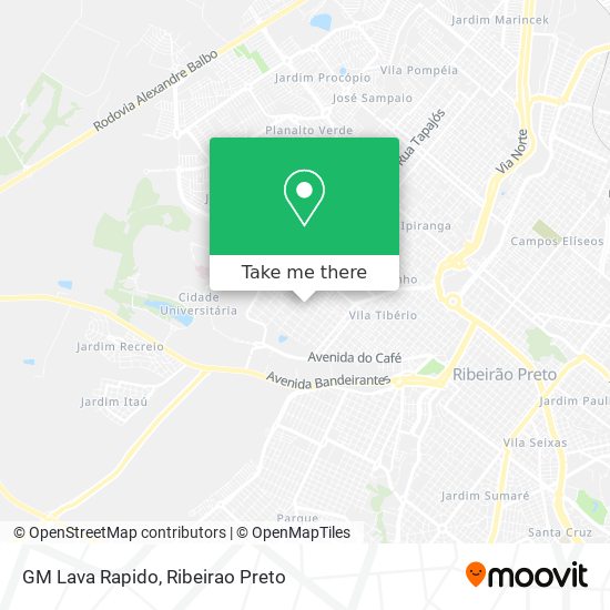 GM Lava Rapido map
