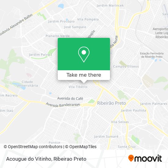 Mapa Acougue do Vitinho