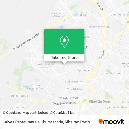 Alves Restaurante e Churrascaria map