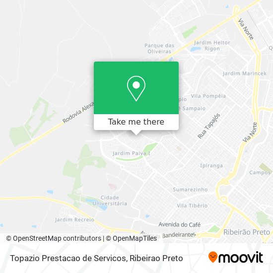 Topazio Prestacao de Servicos map