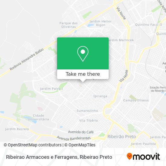 Ribeirao Armacoes e Ferragens map