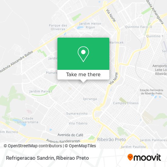 Refrigeracao Sandrin map