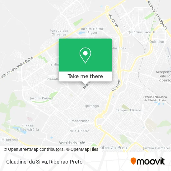 Claudinei da Silva map