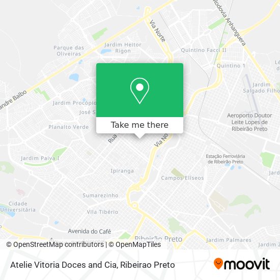 Atelie Vitoria Doces and Cia map
