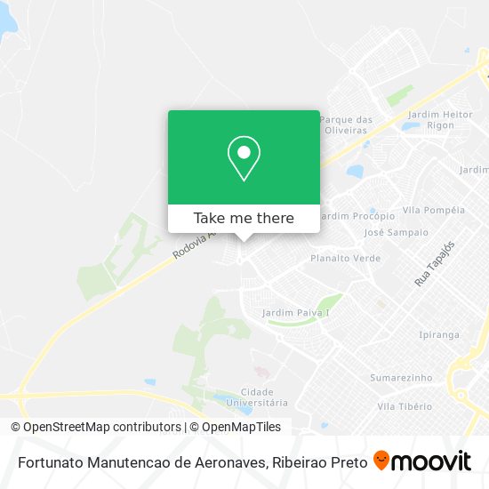 Fortunato Manutencao de Aeronaves map
