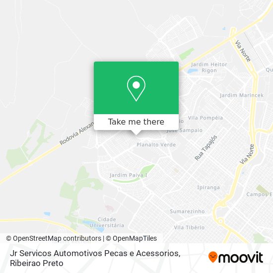 Jr Servicos Automotivos Pecas e Acessorios map