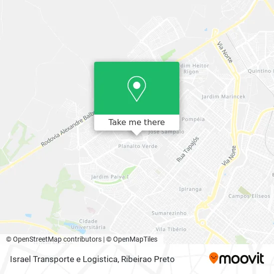 Israel Transporte e Logistica map