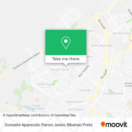 Donizete Aparecido Peroni Junior map