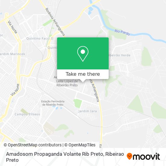 Amadosom Propaganda Volante Rib Preto map