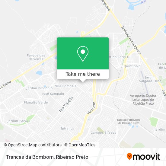 Trancas da Bombom map