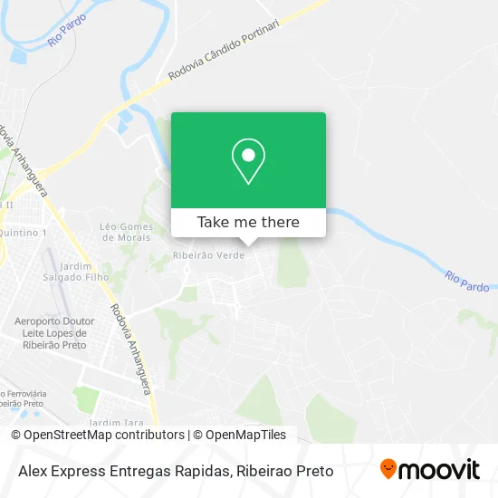 Alex Express Entregas Rapidas map
