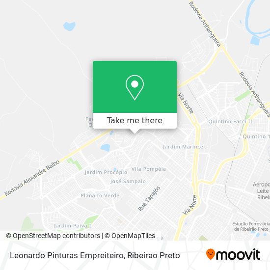 Leonardo Pinturas Empreiteiro map