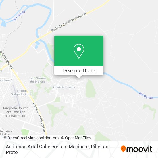 Andressa Artal Cabelereira e Manicure map