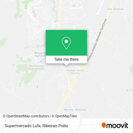 Supermercado Lufe map