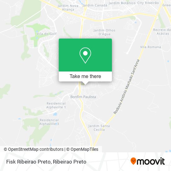 Mapa Fisk Ribeirao Preto