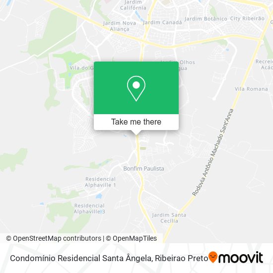 Condomínio Residencial Santa Ângela map