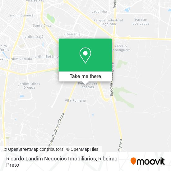 Mapa Ricardo Landim Negocios Imobiliarios