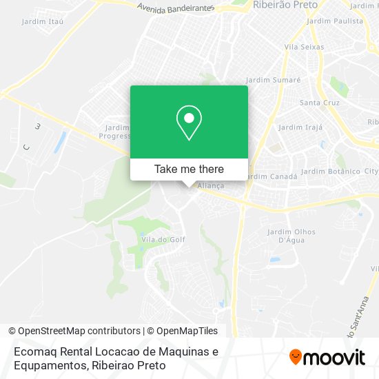 Ecomaq Rental Locacao de Maquinas e Equpamentos map