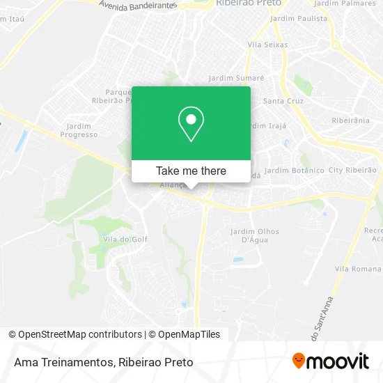 Ama Treinamentos map