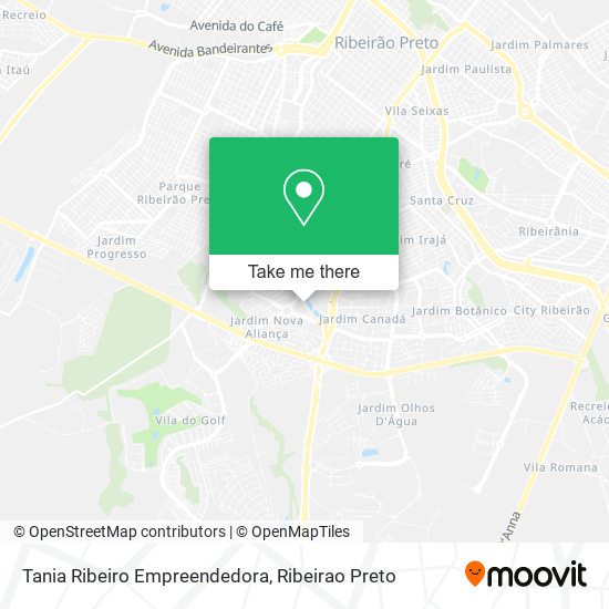 Tania Ribeiro Empreendedora map