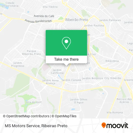 MS Motors Service map
