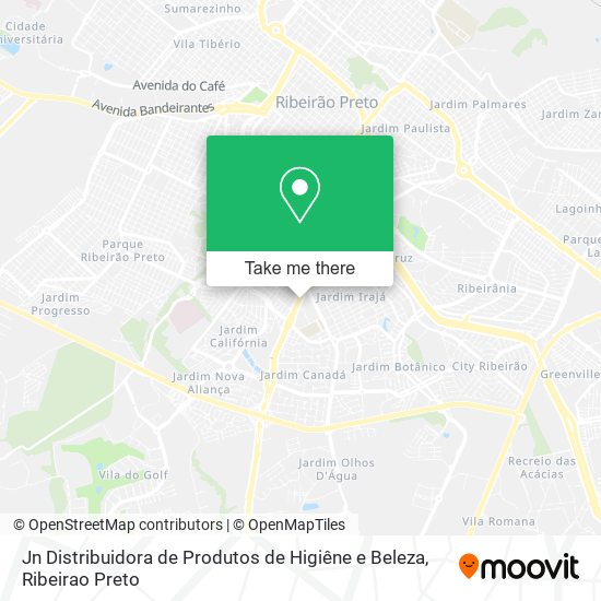 Jn Distribuidora de Produtos de Higiêne e Beleza map