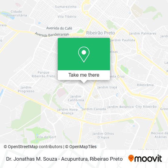 Dr. Jonathas M. Souza - Acupuntura map