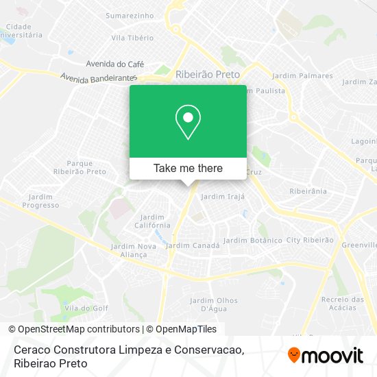 Mapa Ceraco Construtora Limpeza e Conservacao